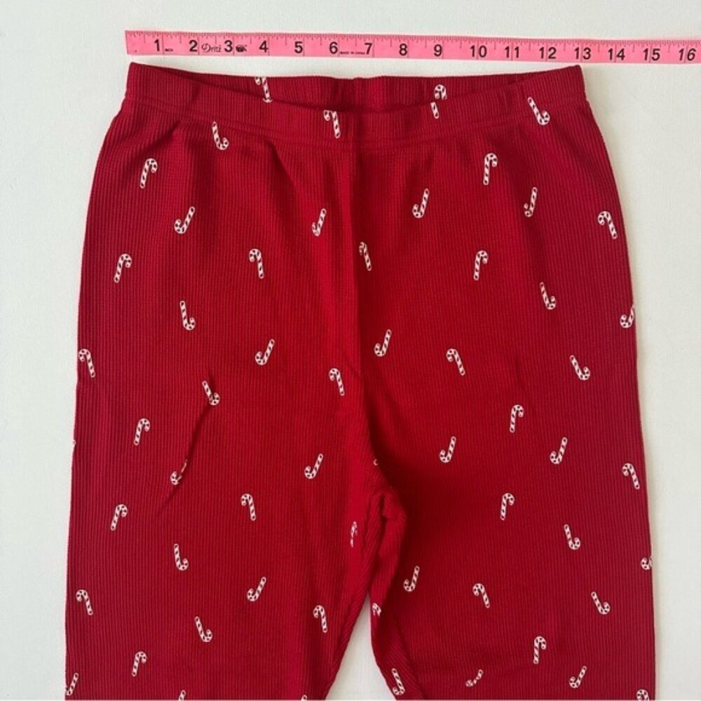 Carter’s Adult 2-Piece Candy Cane Thermal Pajamas Size S - Picture 10 of 16
